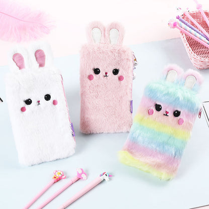 New Cartoon Plush Pencil Bag
