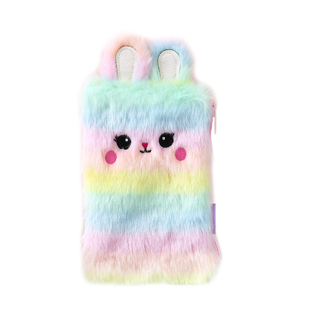 New Cartoon Plush Pencil Bag