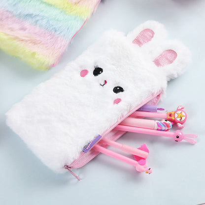 New Cartoon Plush Pencil Bag