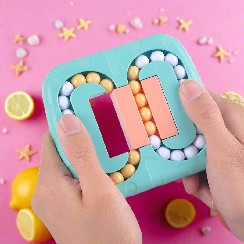 Unique Rotating Bead Plate Finger Puzzle Educational Toy