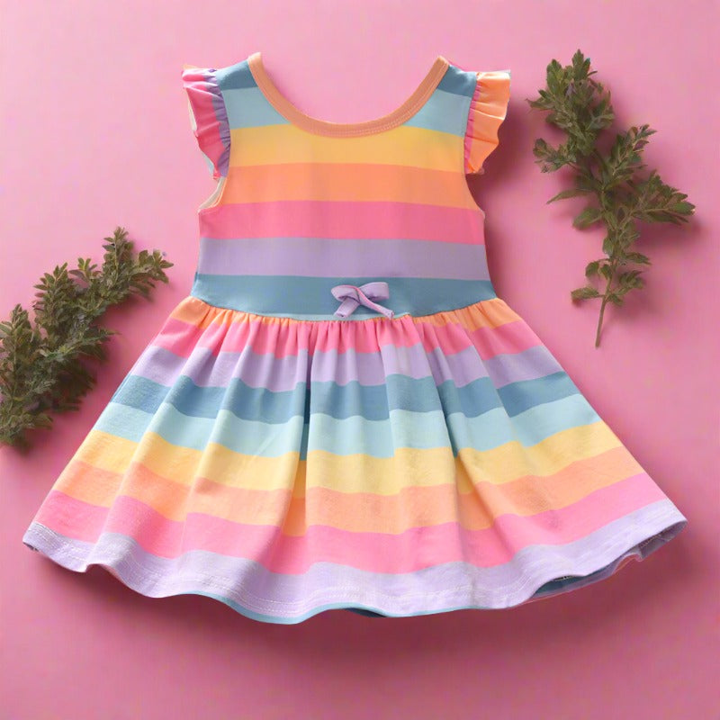 Girls Cotton Dresses Baby Clothes
