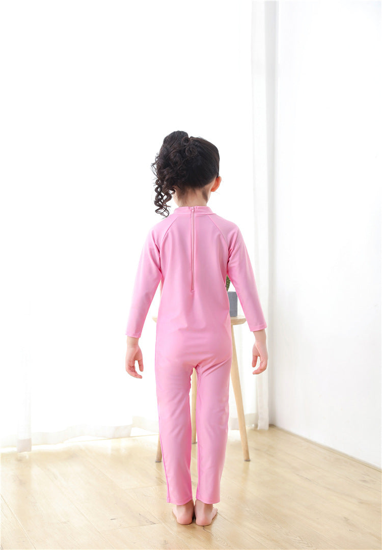 Wholesale Kids One Piece Surf Suit Polyester Swimwear