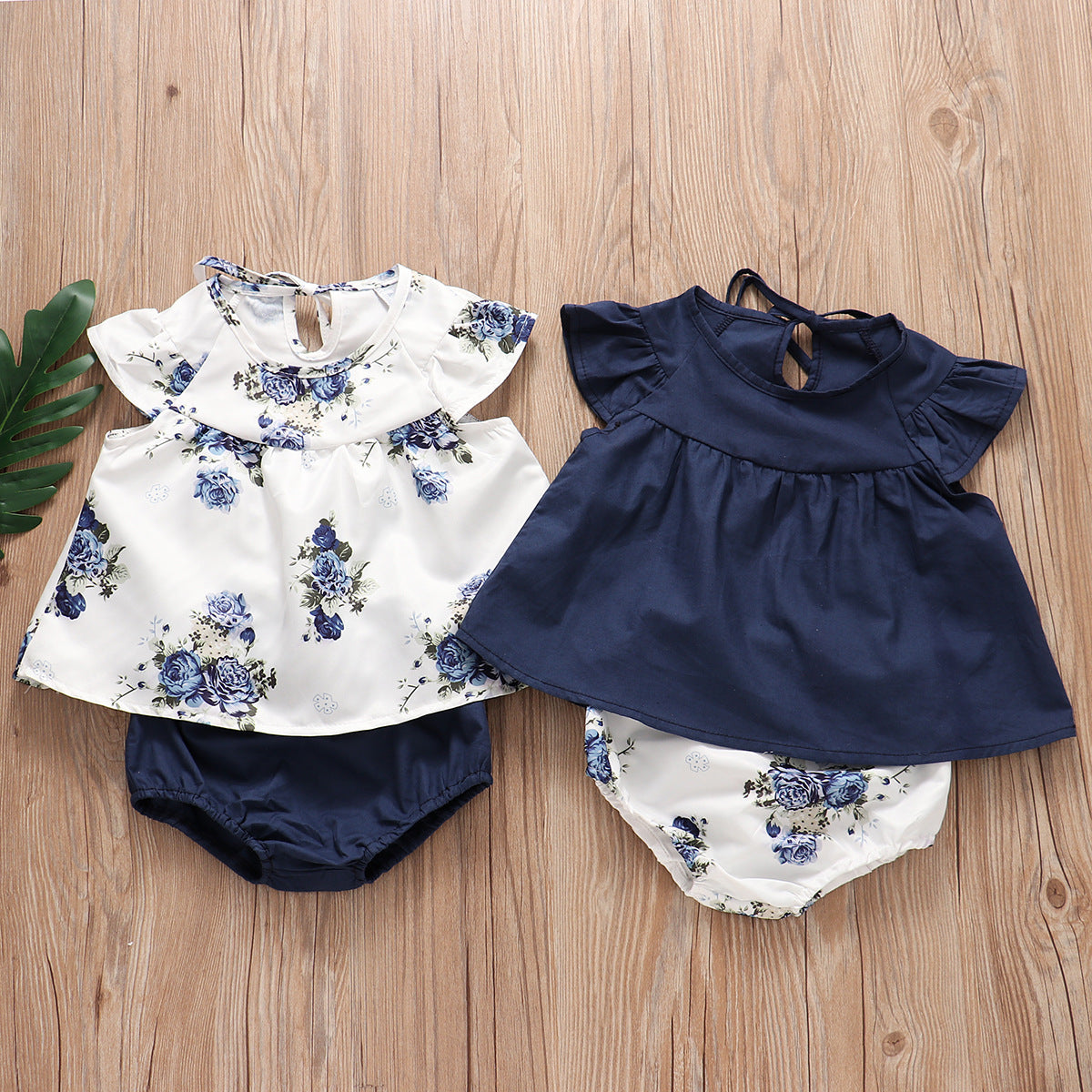 Top Girls  Short Skirt Two-piece Set Baby Clothes