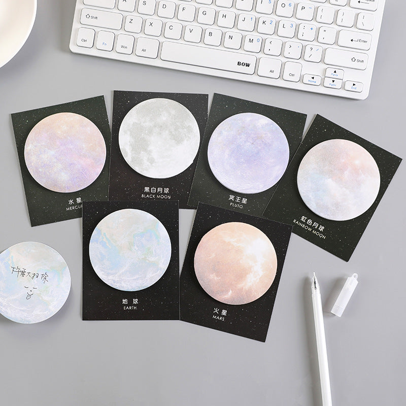 Paper Science Fiction Planet Sticky Notes