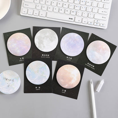 Paper Science Fiction Planet Sticky Notes