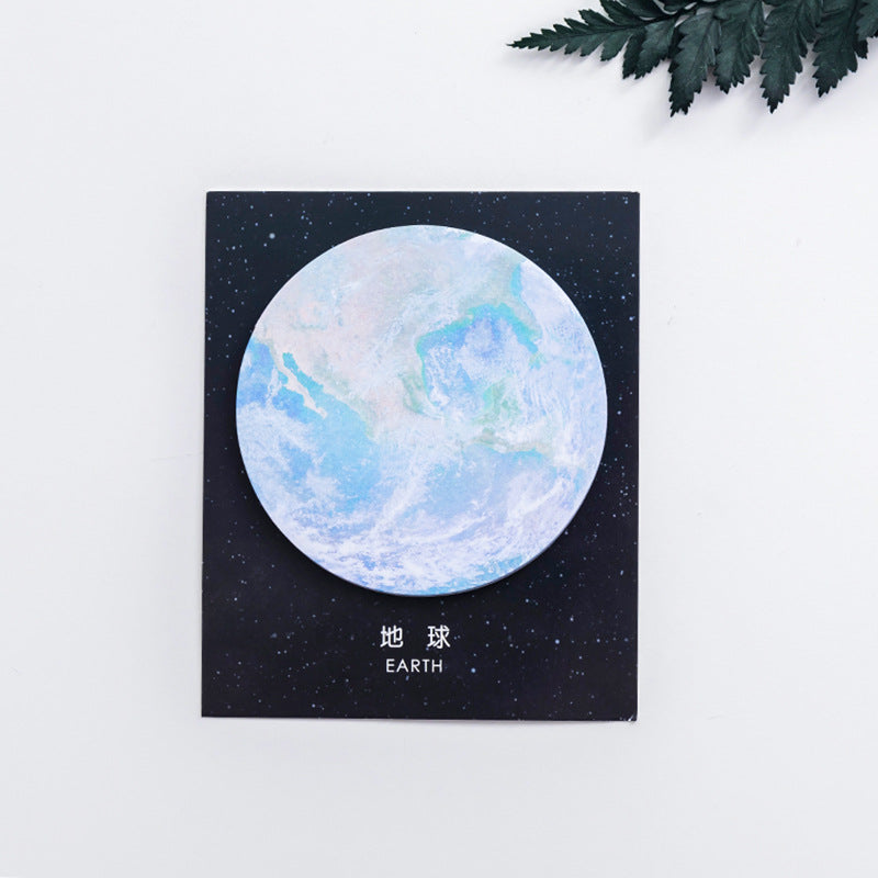 Paper Science Fiction Planet Sticky Notes