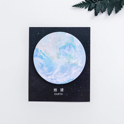 Paper Science Fiction Planet Sticky Notes