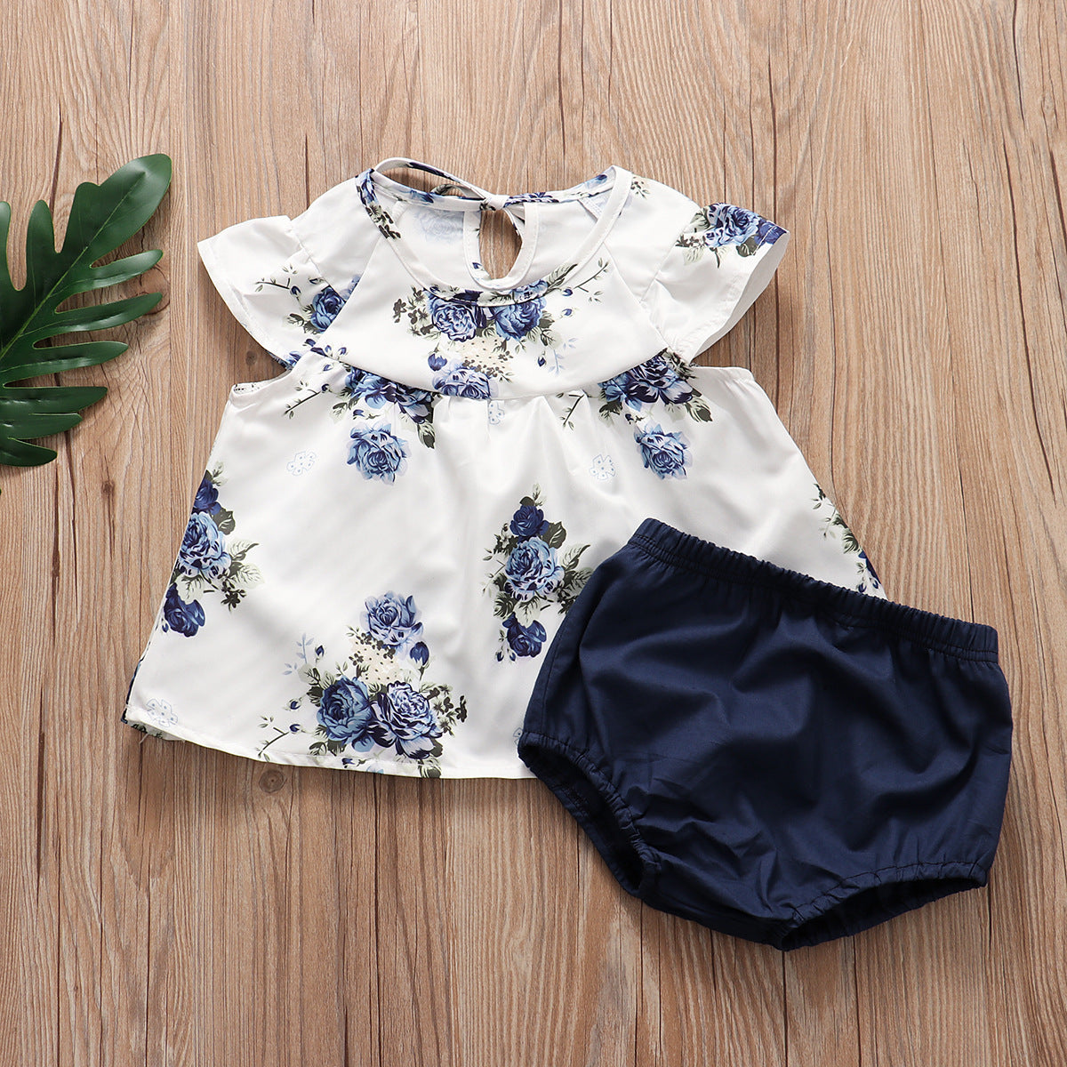 Top Girls  Short Skirt Two-piece Set Baby Clothes