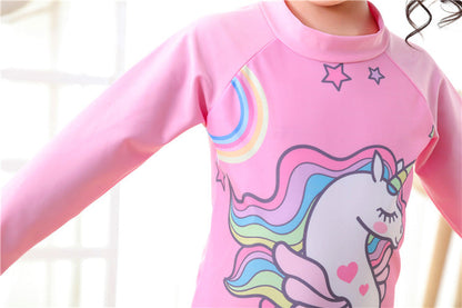 Wholesale Kids One Piece Surf Suit Polyester Swimwear