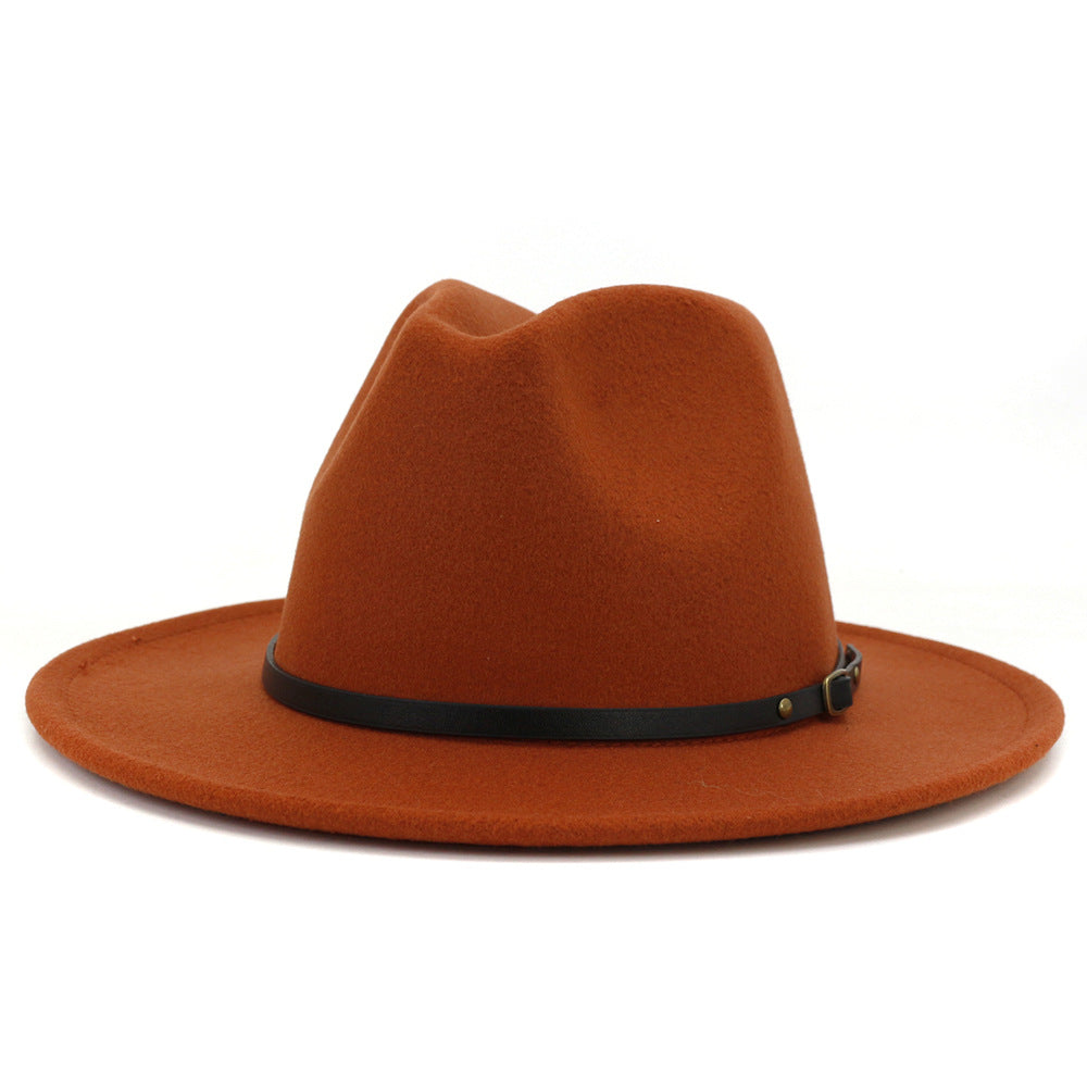 Jazz Hat Autumn And Winter British Retro Top Hat Fashion Women's Woolen Hat Wholesale Women's Hats