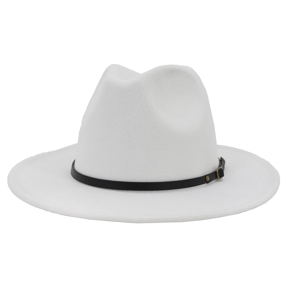Jazz Hat Autumn And Winter British Retro Top Hat Fashion Women's Woolen Hat Wholesale Women's Hats