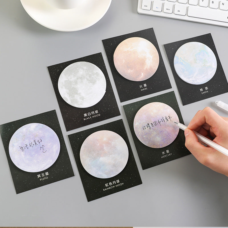 Paper Science Fiction Planet Sticky Notes