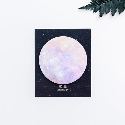 Paper Science Fiction Planet Sticky Notes