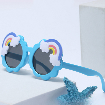 PC Cute Rainbow Anti-ultraviolet Children Sunglasses