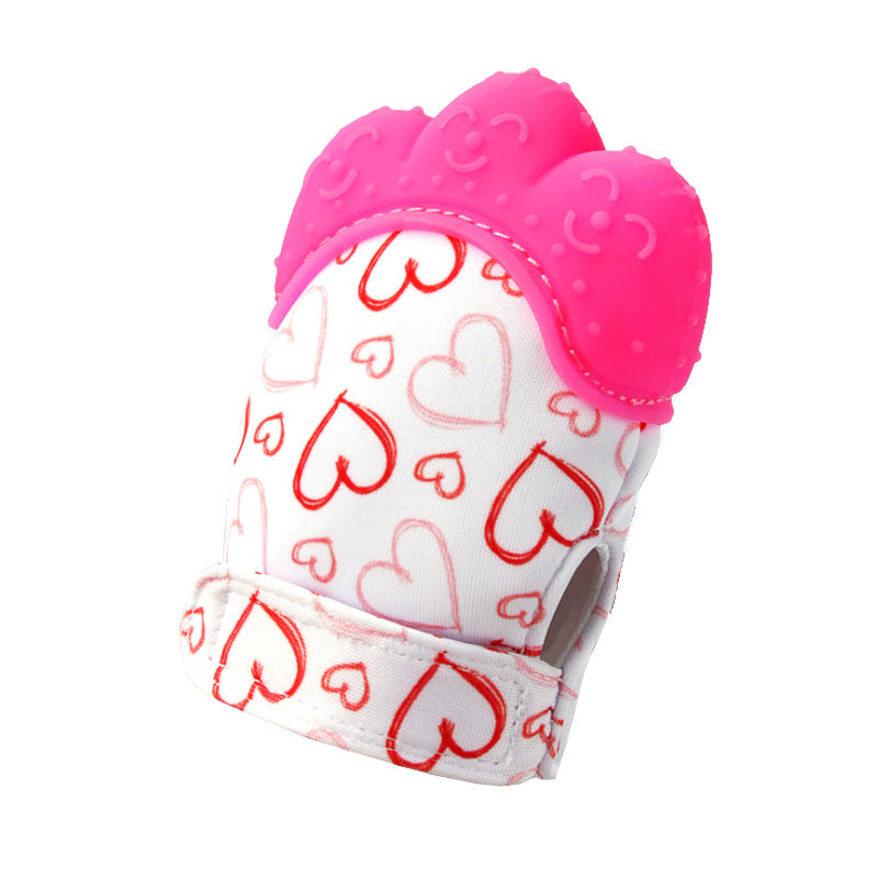 Silicone baby gloves teething supplies