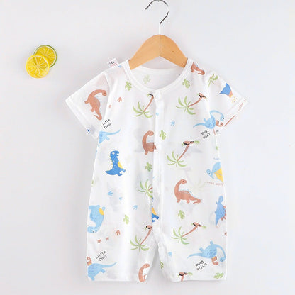 Cotton Baby Onesie Cow Pattern