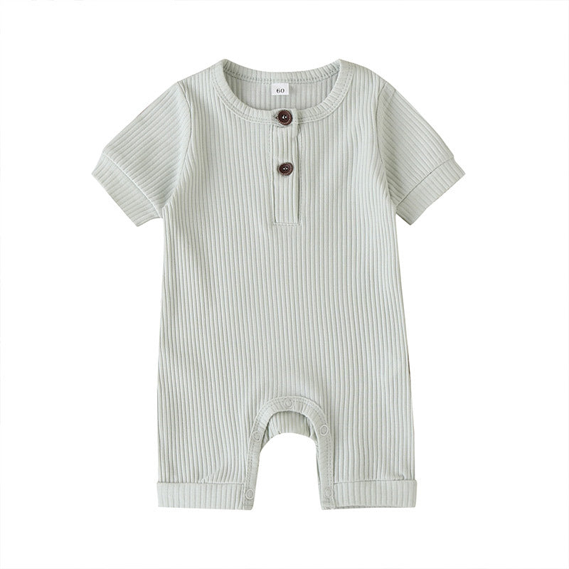 Solid Color Baby Onesies Cotton Baby Clothes