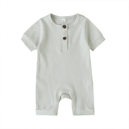 Solid Color Baby Onesies Cotton Baby Clothes
