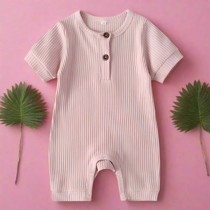 Solid Color Baby Onesies Cotton Baby Clothes