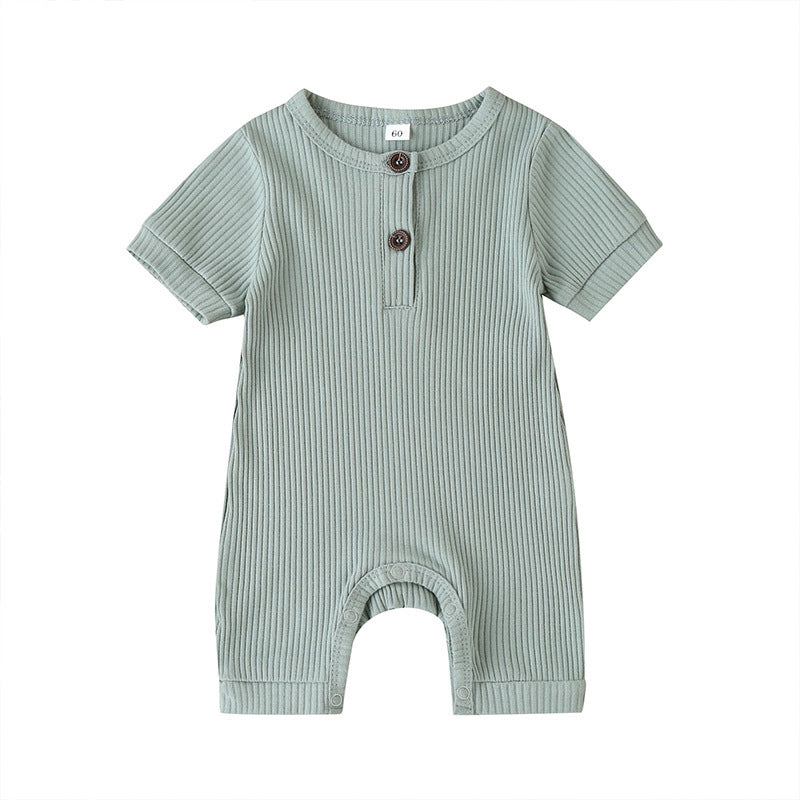 Solid Color Baby Onesies Cotton Baby Clothes