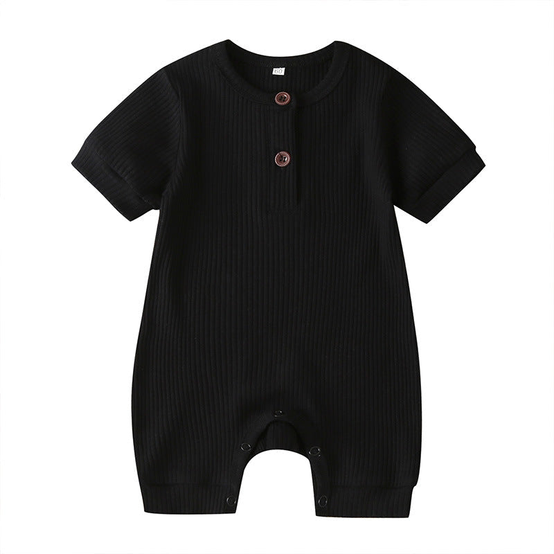 Solid Color Baby Onesies Cotton Baby Clothes