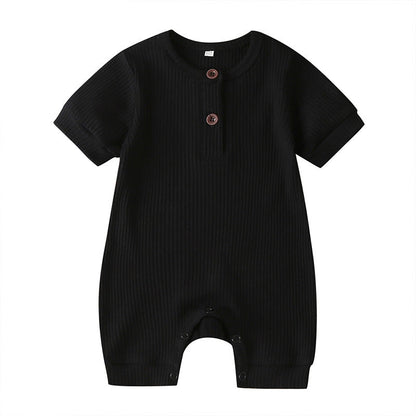 Solid Color Baby Onesies Cotton Baby Clothes
