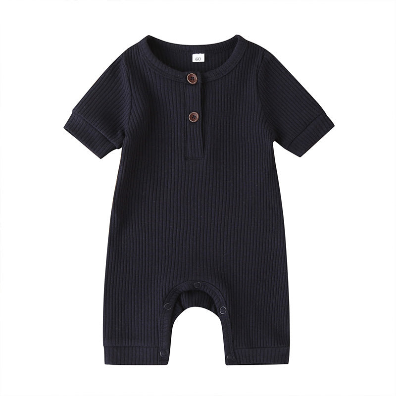 Solid Color Baby Onesies Cotton Baby Clothes