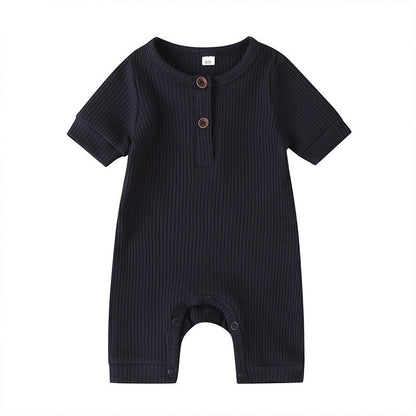 Solid Color Baby Onesies Cotton Baby Clothes