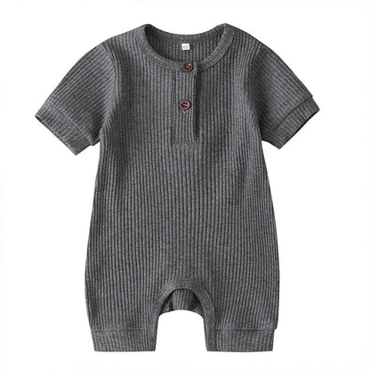 Solid Color Baby Onesies Cotton Baby Clothes