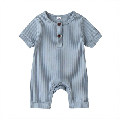 Solid Color Baby Onesies Cotton Baby Clothes