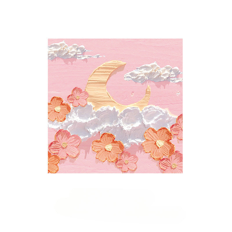 Landscape Oil Painting Paper Sticky Notes