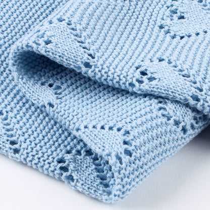 Baby Blanket Love Hollow Hug Blanket Baby Windproof Cover
