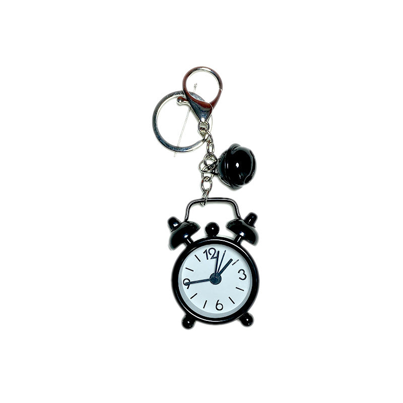 Portable Color Metal Timing Alarm Mini Clock Keychain