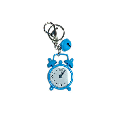 Portable Color Metal Timing Alarm Mini Clock Keychain