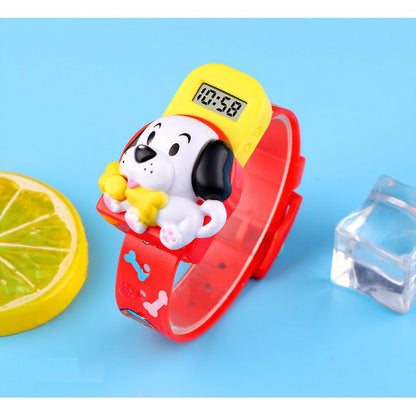 Cute Dog Digital Boy's Watch
