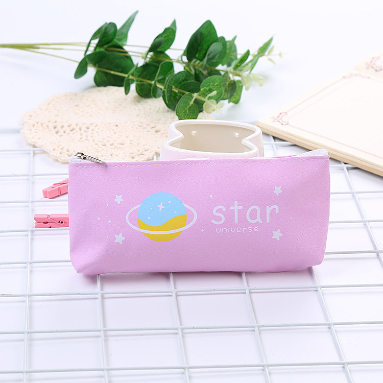 PU Pencil Case Creative Cartoon Student Pencil Case Zero Wallet
