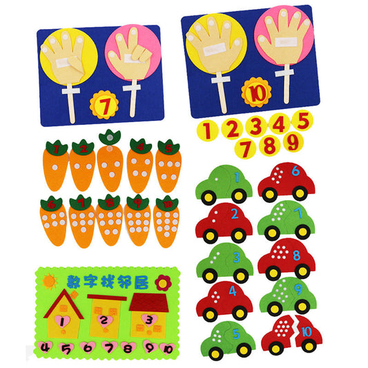 Wholesale Children's Puzzle Figure Cloth TOY