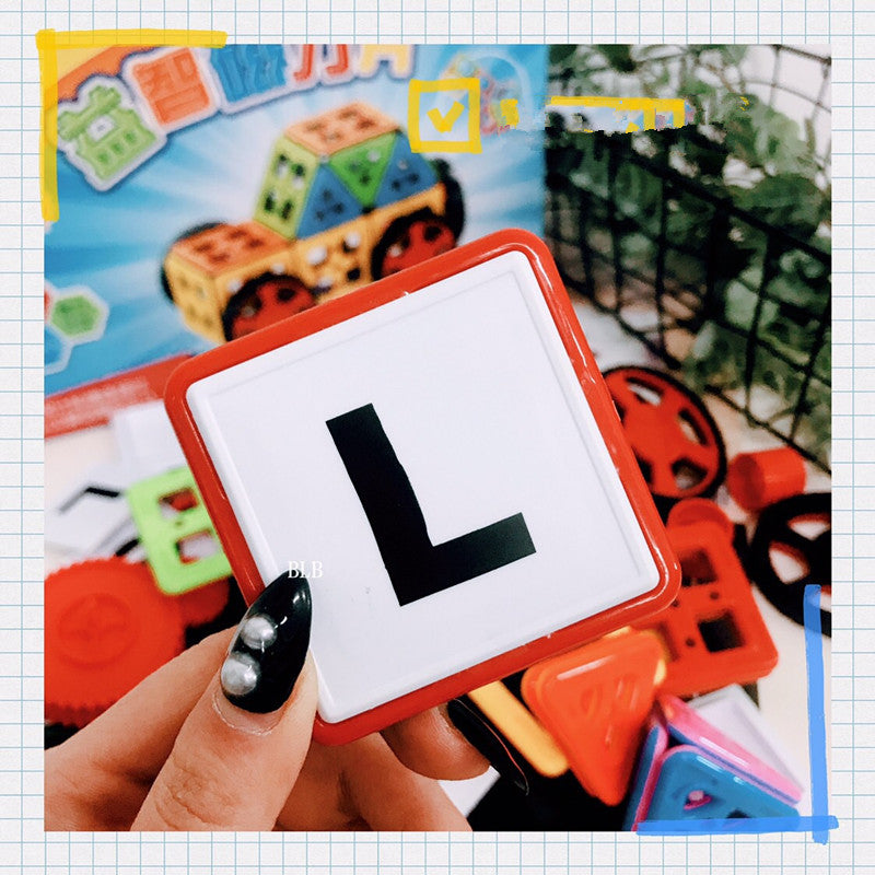 Magnetic Building Blocks Set for 4-6 Year Olds