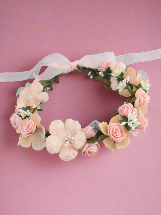 Blooming Roses Petal Flower Crown