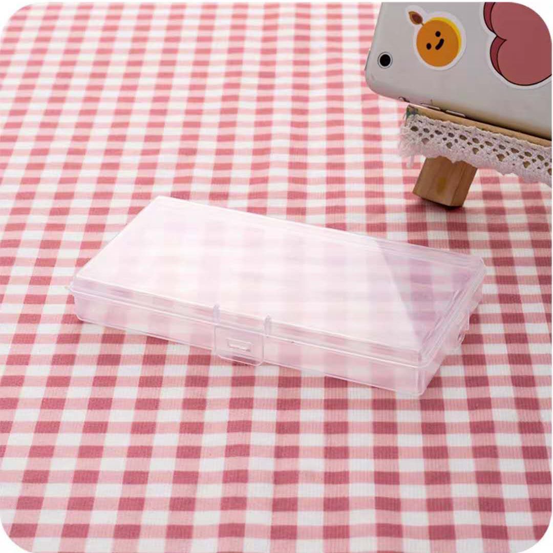 Stationery Stickers, Notes, Writing Pens, Split Pack, Transparent Plastic Storage Box