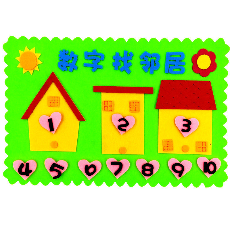Wholesale Children's Puzzle Figure Cloth TOY