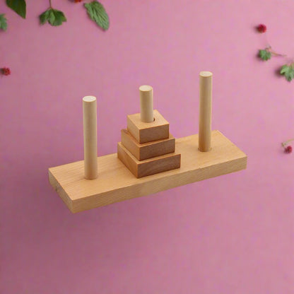 Mini Three-Layer Hanno Set Wooden Educational Toy