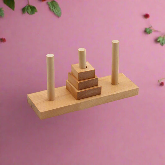 Mini Three-Layer Hanno Set Wooden Educational Toy