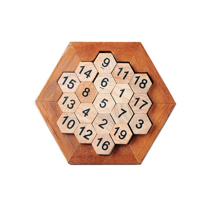 Educational Wooden Shaped Blocks Puzzle for Kids