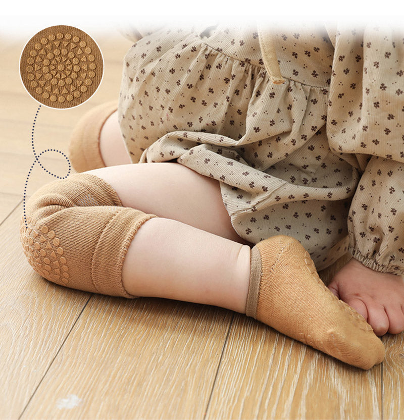 Baby Knee Pads & Anti-Slip Socks Set