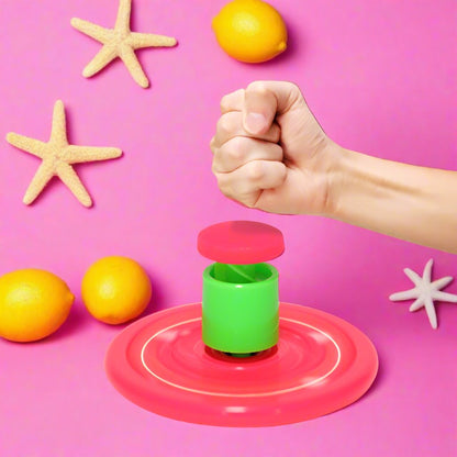 Interactive Hand Press Rotating Educational Toy for Juveniles