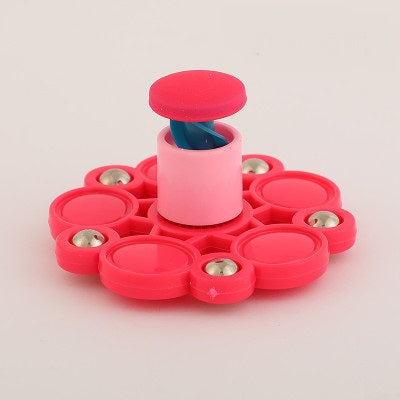 Interactive Hand Press Rotating Educational Toy for Juveniles