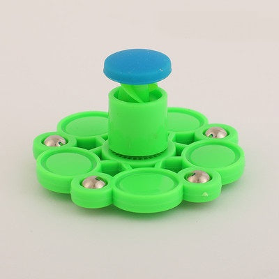 Interactive Hand Press Rotating Educational Toy for Juveniles