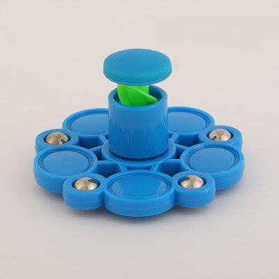 Interactive Hand Press Rotating Educational Toy for Juveniles