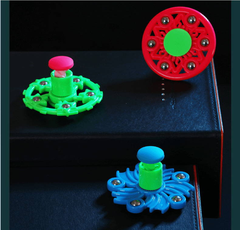 Interactive Hand Press Rotating Educational Toy for Juveniles